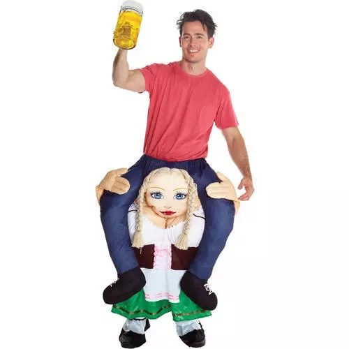 Beer Wench Piggyback Adlt