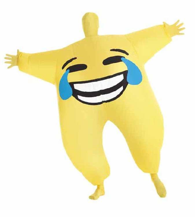 Morphsuit Mega Joy Emoji Adult