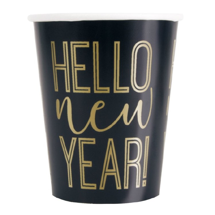 Roaring New Years 9oz Cups 8ct