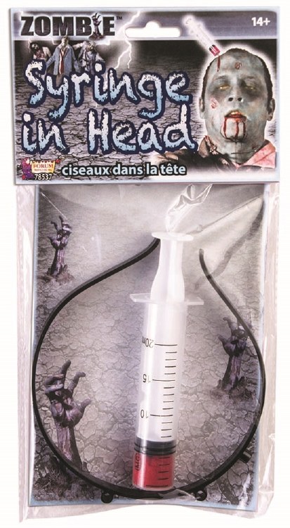 Syringe Thru Head Zombie