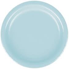 Blue Pastel 7in Plt 24ct