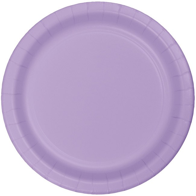 Luscious Lav 7" Paper Plates