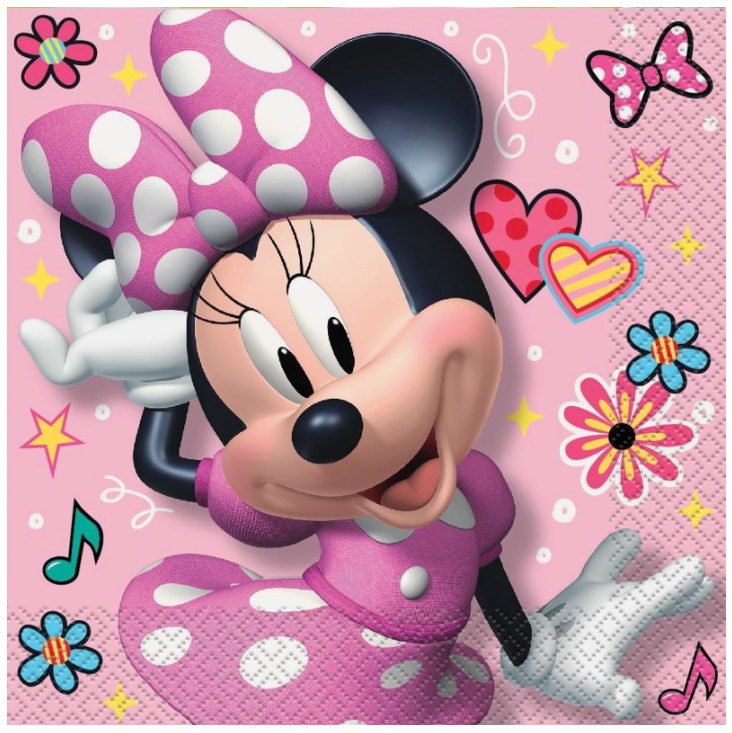 Minnie Mouse Lun Napkins 16ct