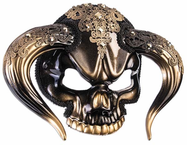 Mask Demon Taurus Gold/Blak