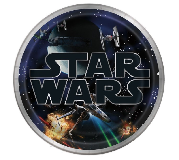 Star Wars 9" Plates 8ct