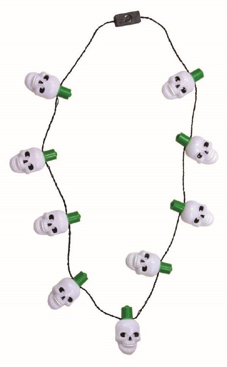Necklace Light Up Skull