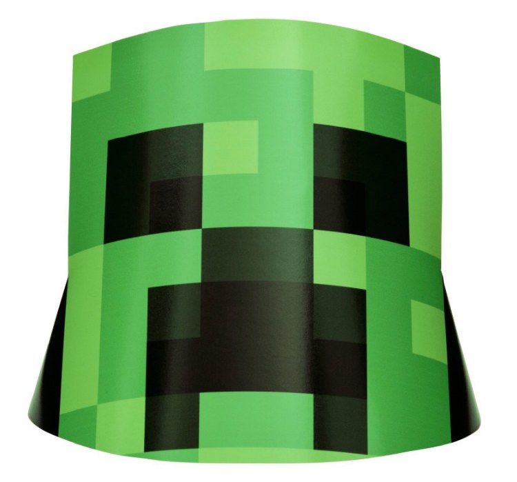 Minecraft Party Hats 8ct