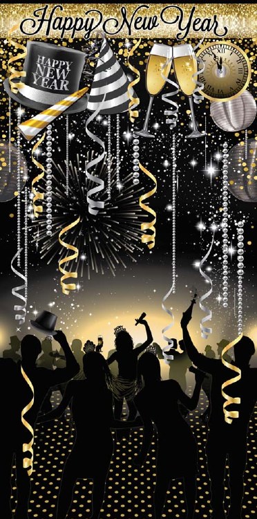 Selfie Background New Year