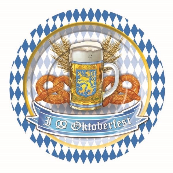 Oktoberfest Plate 9"