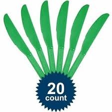 Festive Green Knives 20ct