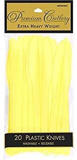 Lt Yellow Knives 20ct