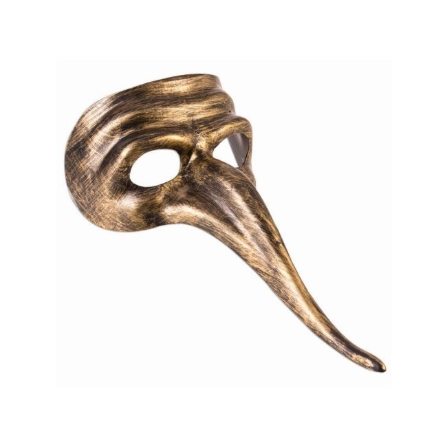 Mask Half Long Nose Gold