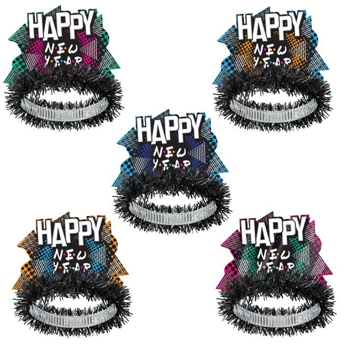 90's New Year Tiara Asst.