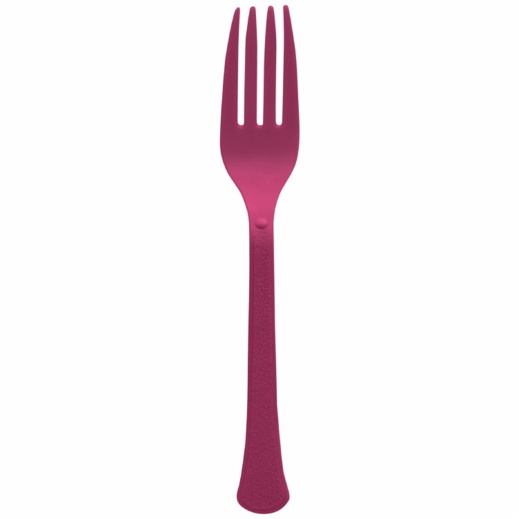 Burgundy Forks 20ct