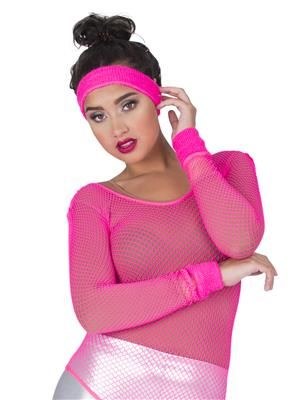 80's Sweatband Set Pink
