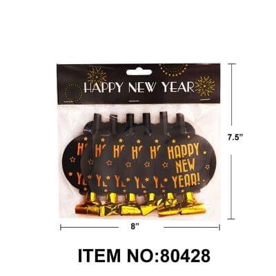 Blowout HNY Blk/Gld 6Pk