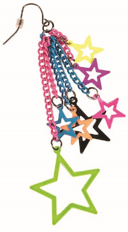 Earrings 80's Stars