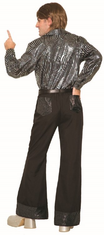 Pants Disco Blk w/Blk Seq One Size