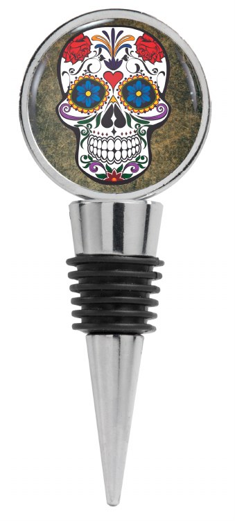 Bottle Stopper Day of the Dead