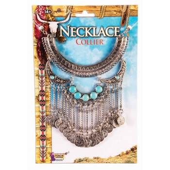 Necklace Western Turq/Slv