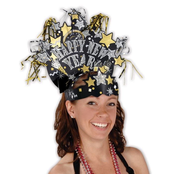 New Year Glittered Headdress