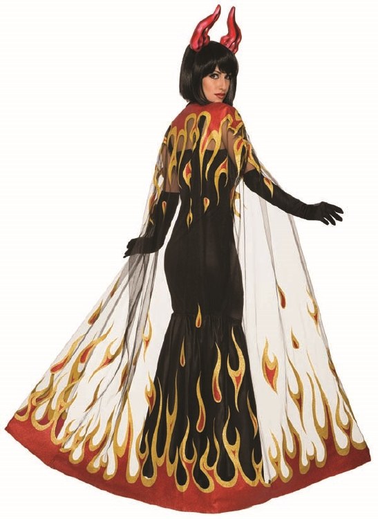 Cape Devil Flames Sheer STD
