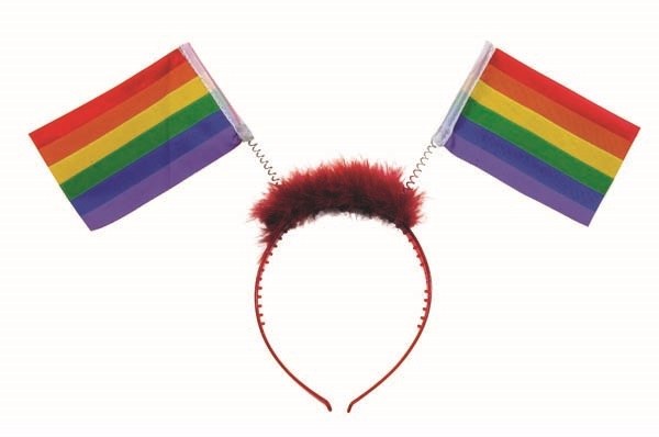 Headband Rainbow Flag