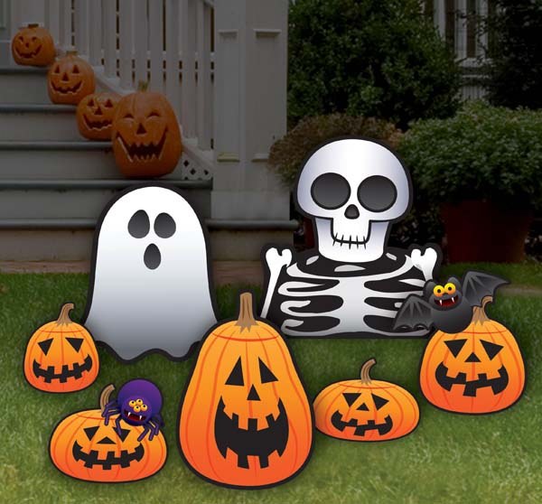 Spooky Lawn Deco Set 7pc