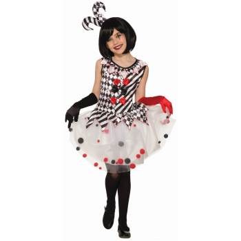 Harlequin Clown Chld 8-10