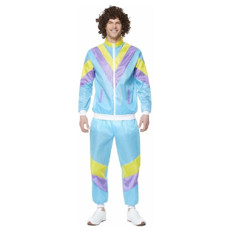 80's Shell Suit Multi Adult XL