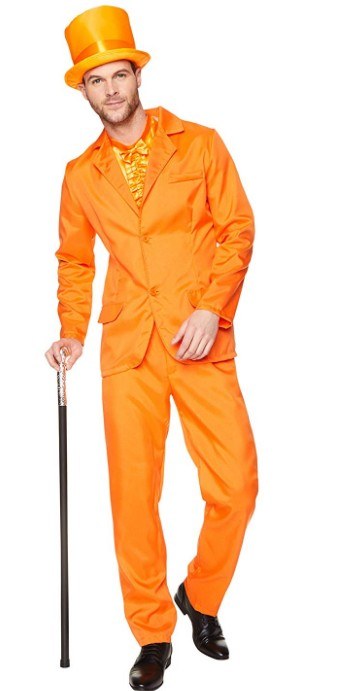 Orange Tuxedo Adult L