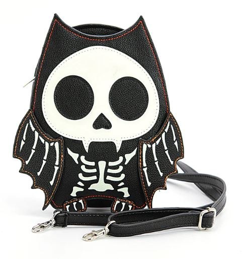 Purse Skeleton Bat GID