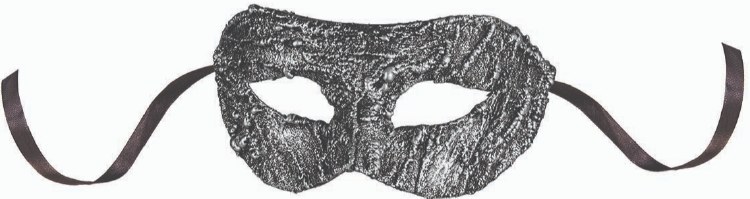Half Mask Texured Silver