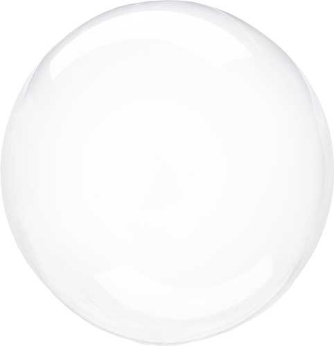 Clear Crystal Plastic Sphere • 10"
