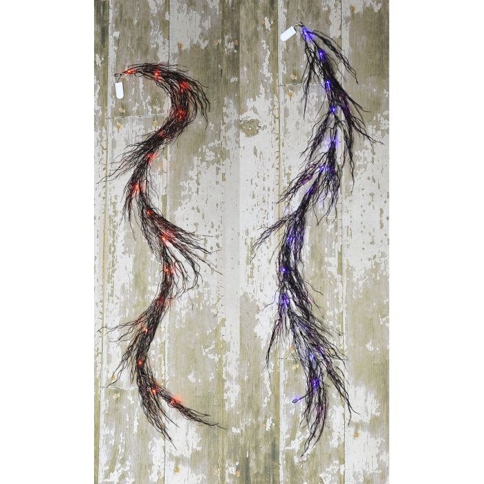 Garland 54" Glitter LiteUpAsst