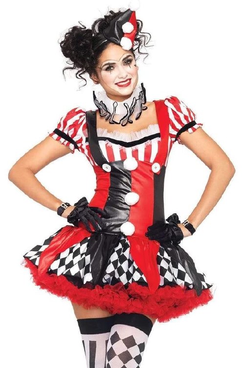 Harlequin Clown 3pc S