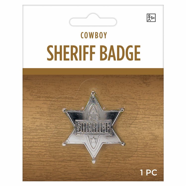 Sheriff Badge Silver