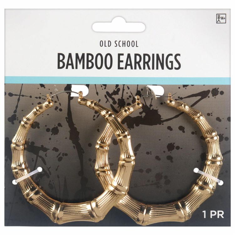 Earrings 90's Bamboo Hoops