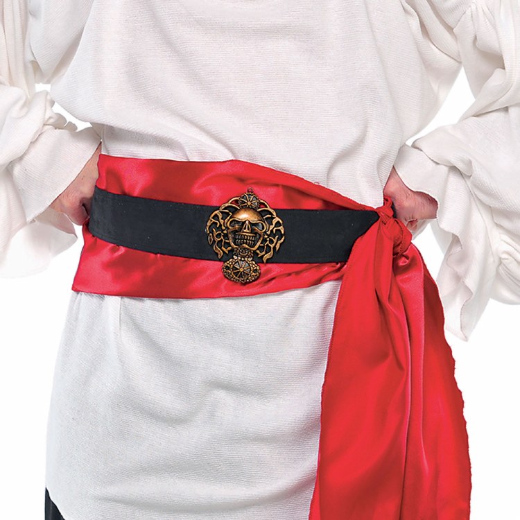 Pirate Belt Red/Black STD