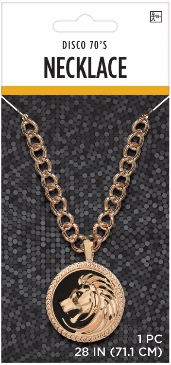 Necklace Disco Fever Medallion