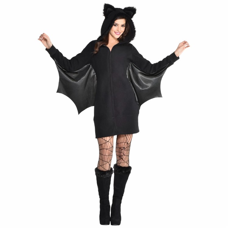 Bat Dress Zipster Adult L/XL