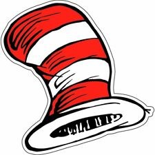 Dr Suess Hat Cutouts 36pk