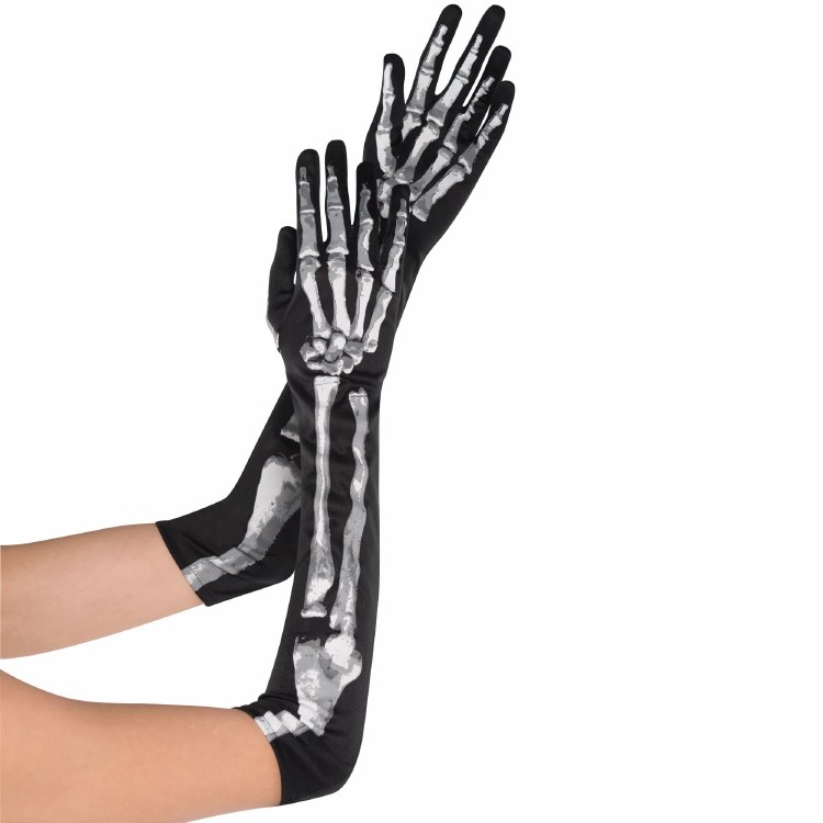 Gloves Skeleton Long
