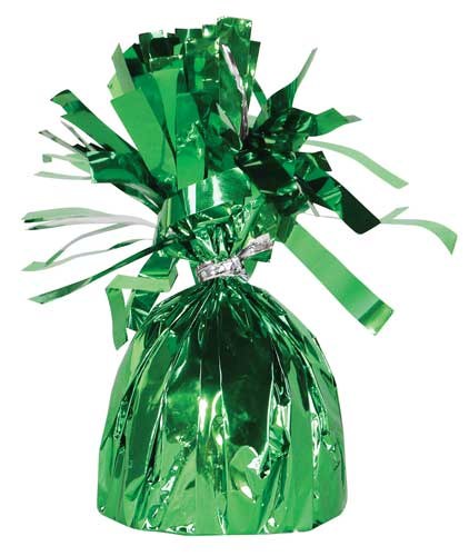 Fringed Balloon Weight ~ Green