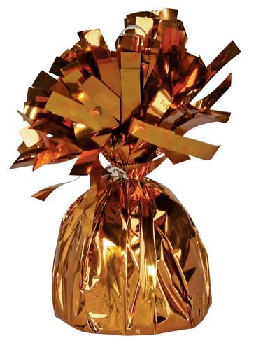 Fringed Balloon Weight ~ Orange