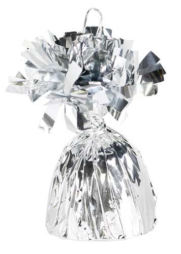 Fringed Balloon Weight ~ Silver