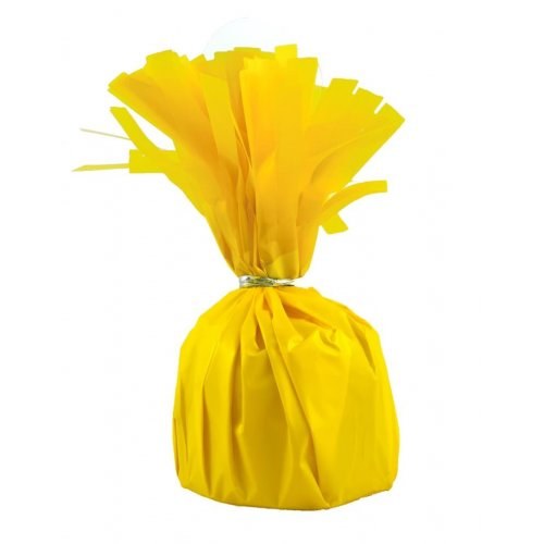 Fringed Balloon Weight ~ Yellow