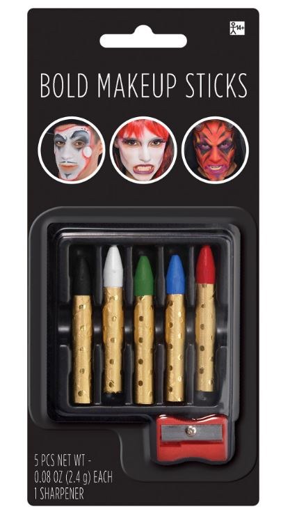 Makeup Sticks Bold Colors 5ct