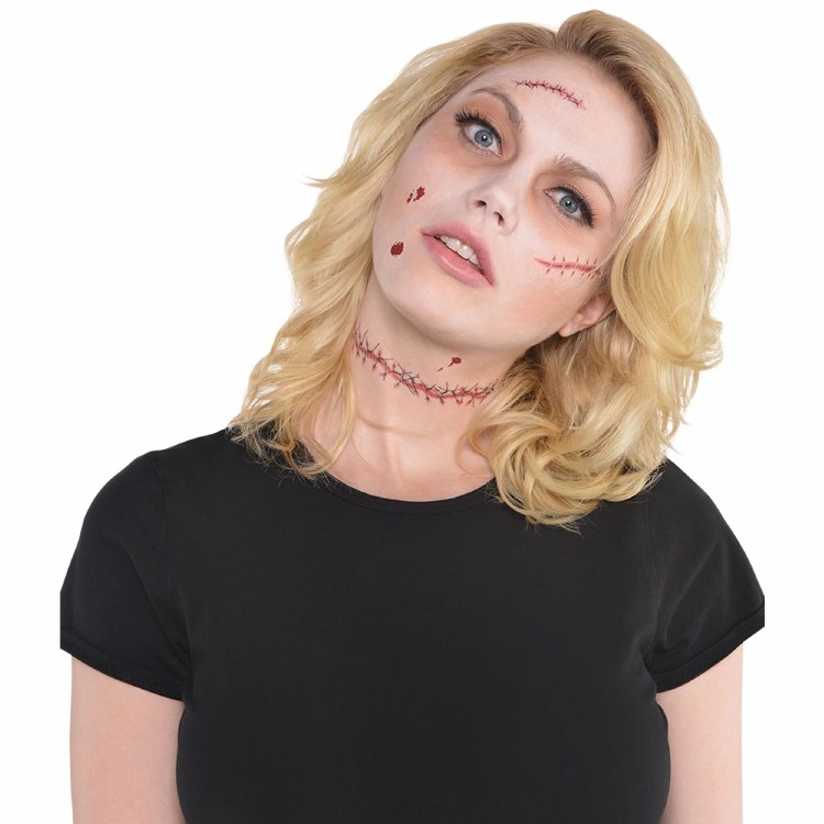 Stitches Temporary Tatoos