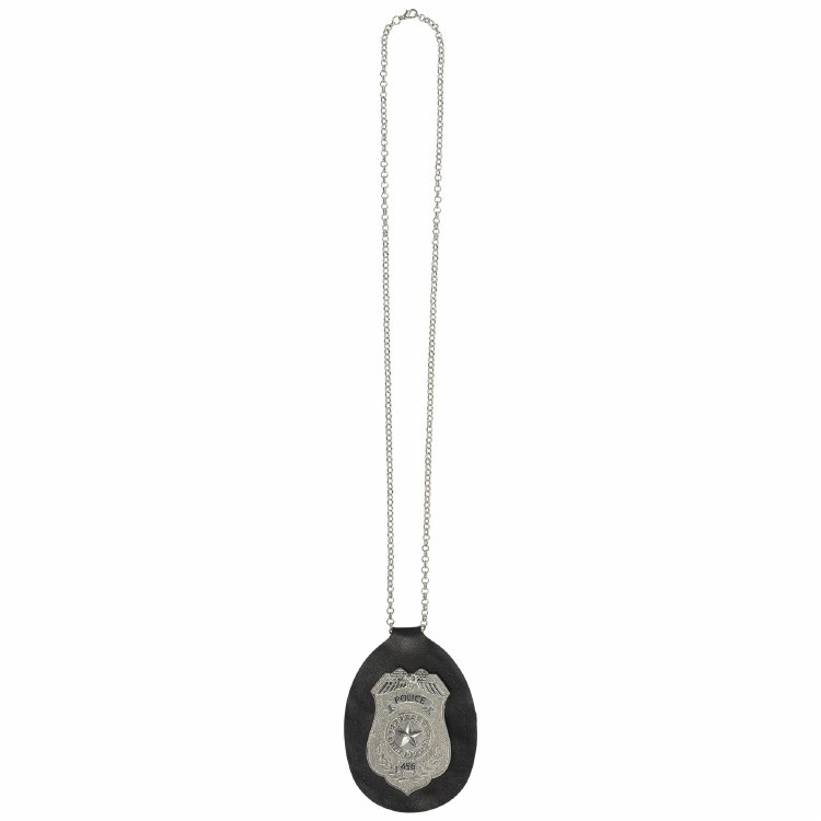 Police Badge with Chain